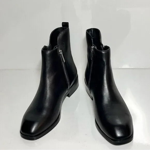 42 GOLD Yearling Leather Booties - Picture 3 of 8